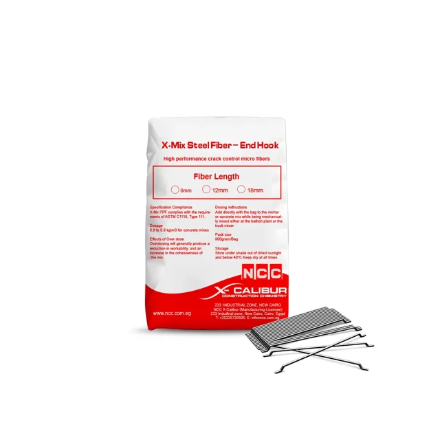 X-Mix Steel Fiber End Hook — Foto del prodotto per il mercato egiziano